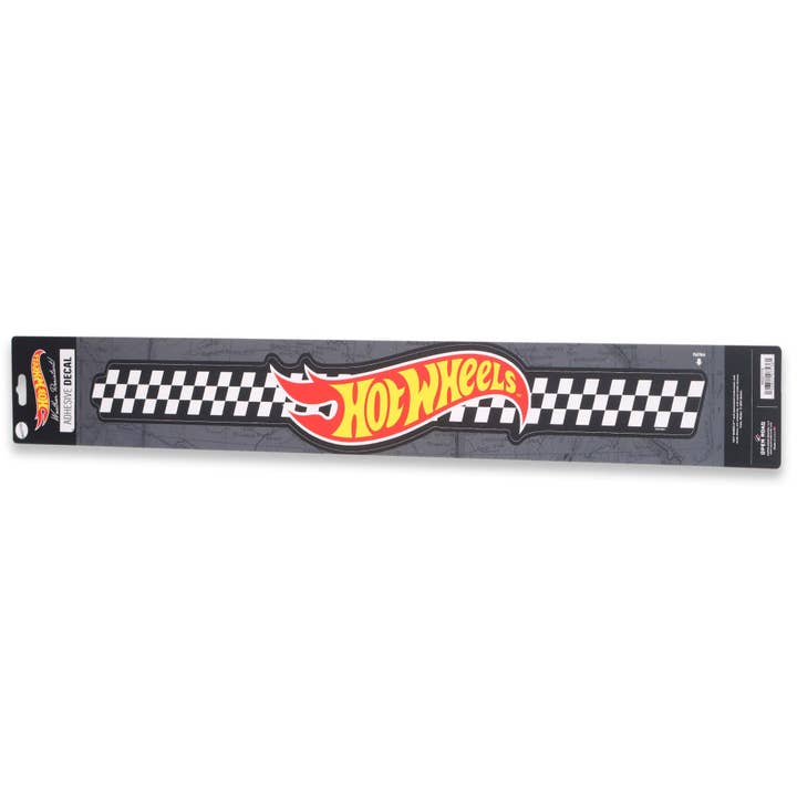 Open Road Brands, LLC - Wholesale Wall Decal/Stickers - Hot Wheels Checkered Flag Long Adhesive Decal