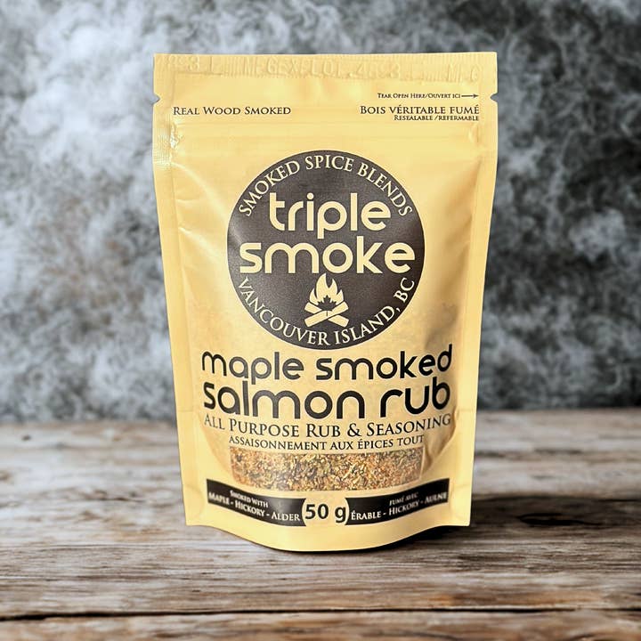 Triple Smoke – Großhandel Gewürzmischungen – Triple Smoke - Ahorn geräucherte Lachs-Würzmischung2