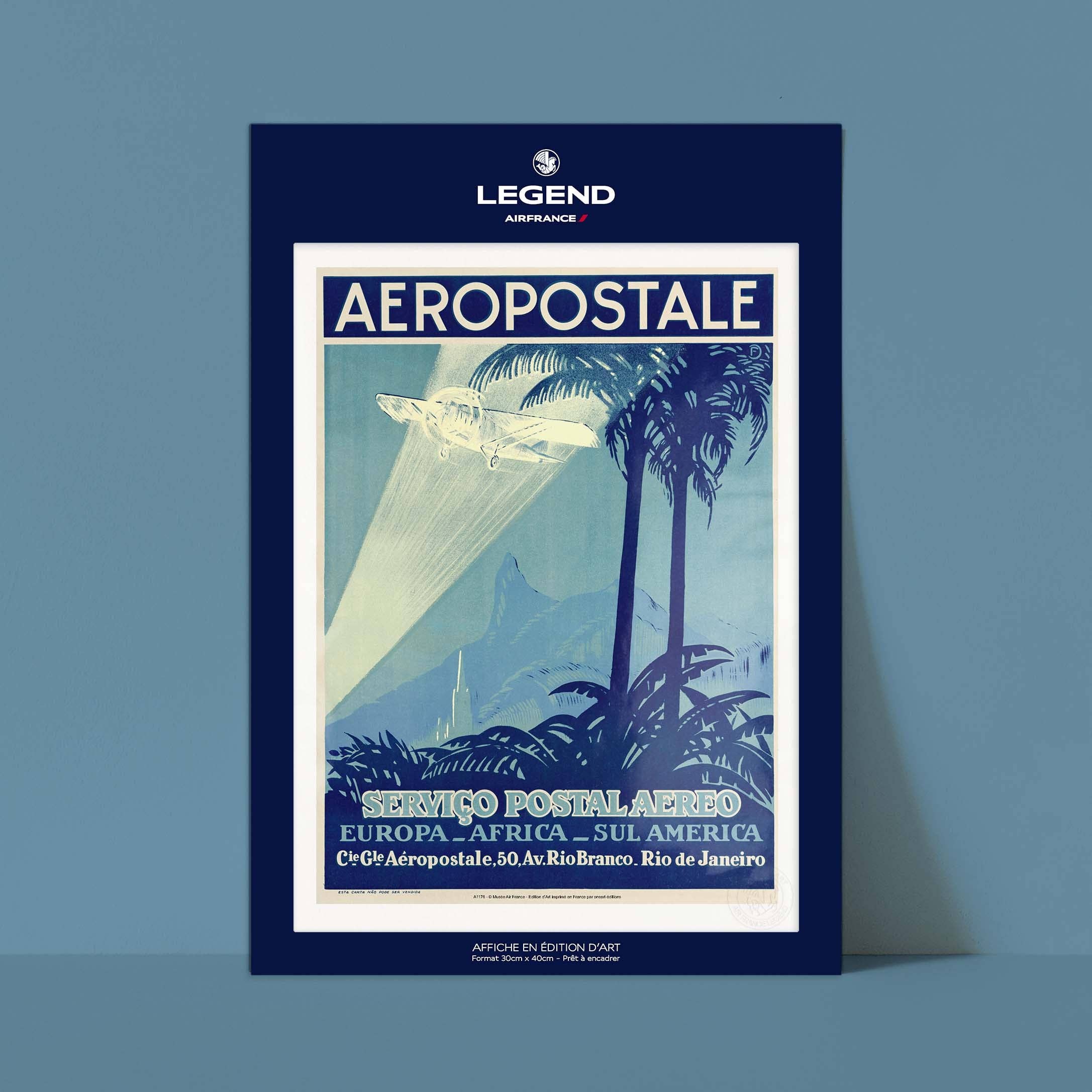 Oneart - Wholesale Poster - Air France Poster / Aero Europa Postal Service - AFL11760