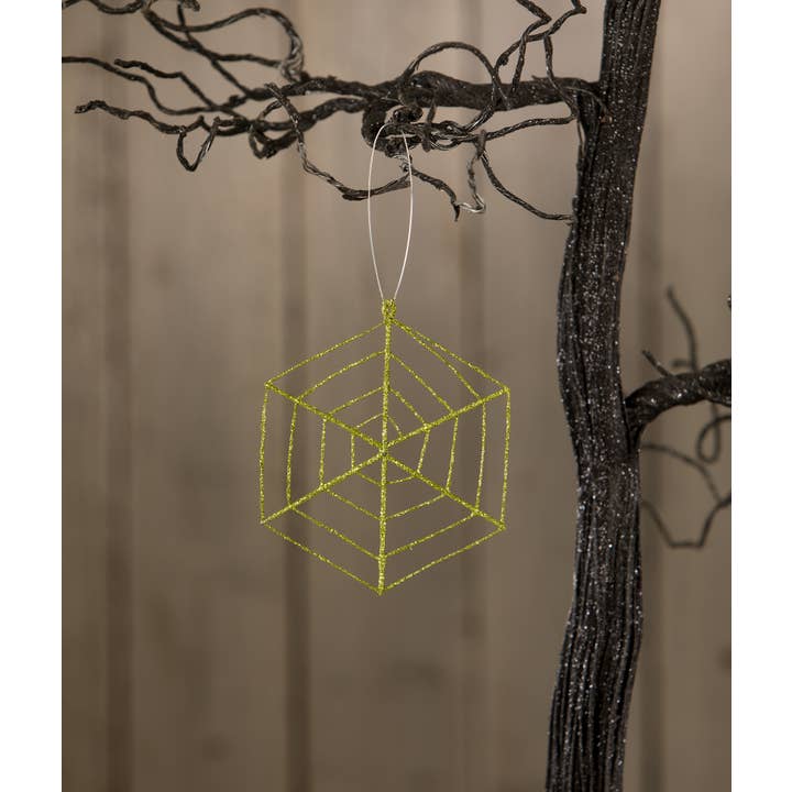 Bethany Lowe Designs - Wholesale Ornament - Web Ornament Green