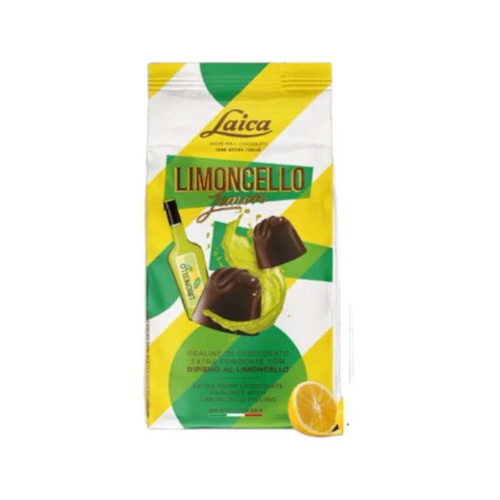 Made in eatalia - Wholesale Chocolate - Laica Limoncello And Dark Chocolate Pralines 90g