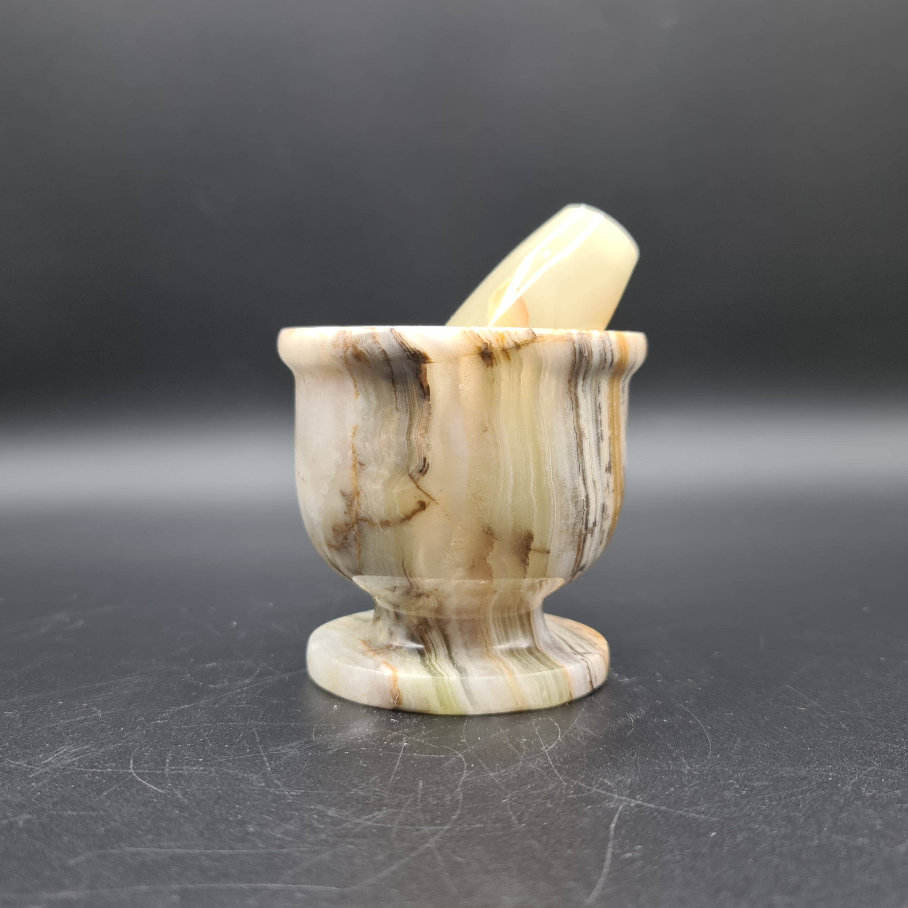 Gemstone Gifts Ltd. - Wholesale Mortar & pestle - Onyx Mortar and Pestle - Various sizes10