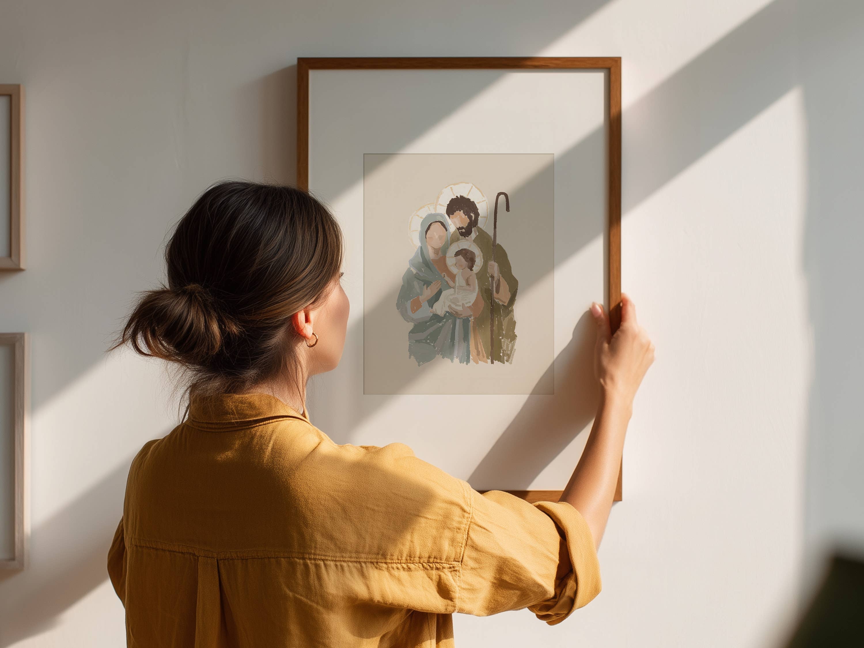 Reap+Sow - Venta al por mayor Ilustración - Impresión de arte de pintura cristiana de la Sagrada Familia10