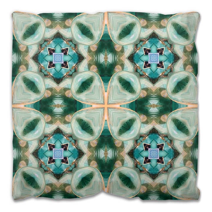Green Ivy Outdoor Pillow for wholesale by B.Maraffi Art and Home
