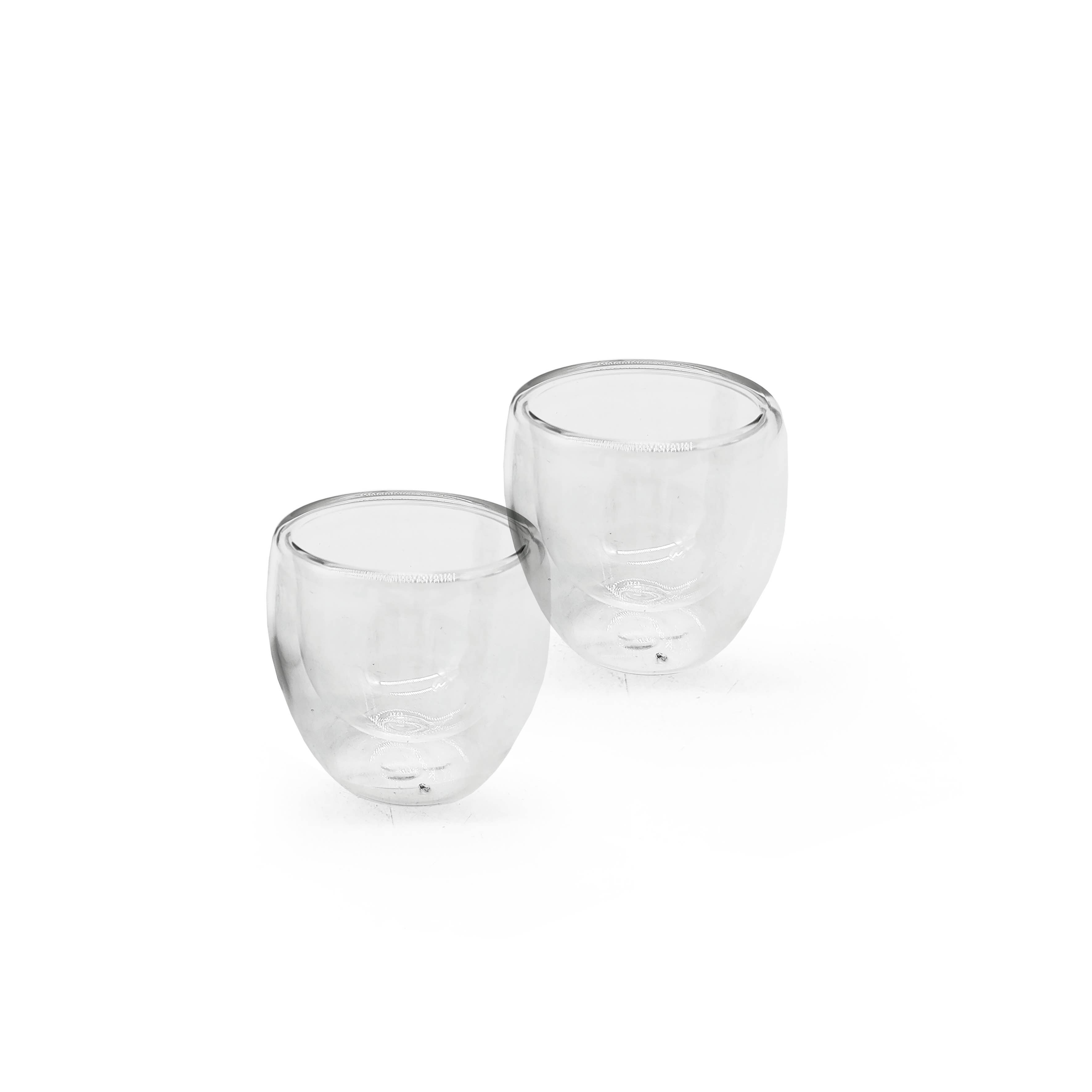 STS Stumpf GmbH / Monkano - Wholesale Coffee Machine - Herdkocher "Como" 2 Tassen Edelstahl incl. 2 Glas-Tassen2