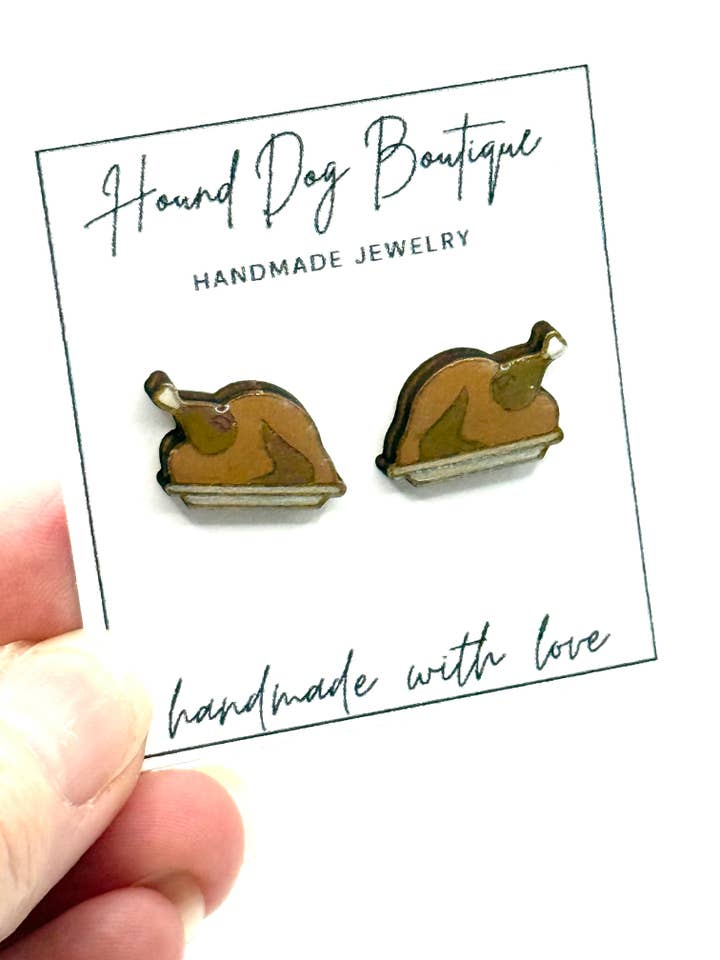 Erntedankfest Türkei Ohrringe für den Großhandel von Hound Dog Boutique