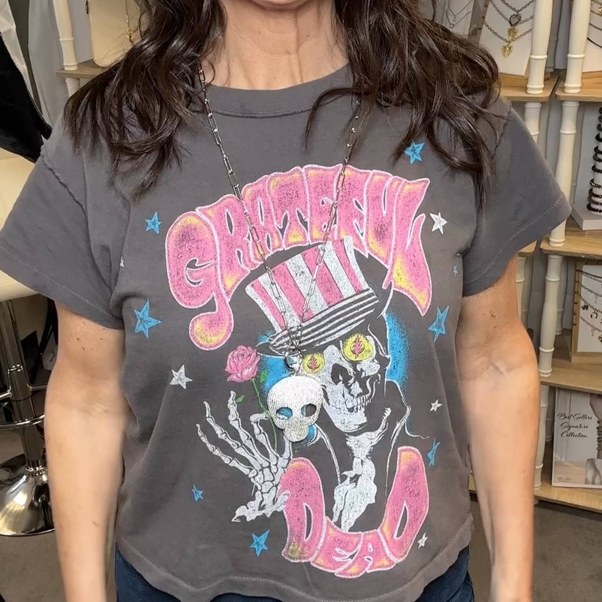 Love, Lisa – wholesale Hänge-/berlockhalsband – Veronica Glasögon & Berlockhållarhalsband1