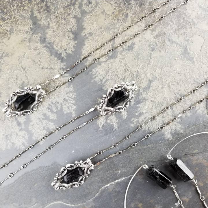 The Release Ketting - Zilver voor wholesale door FYU DESIGNS