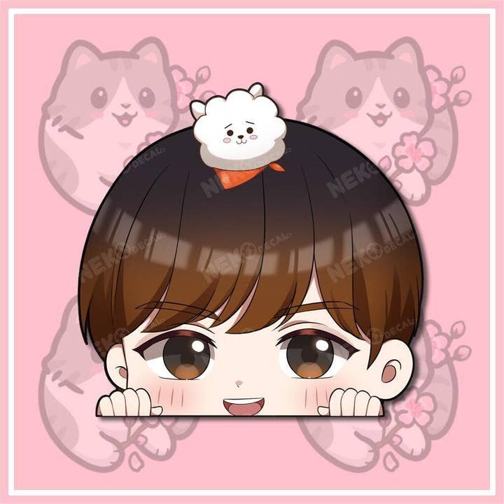 Nekodecal - Wholesale Sticker - Chibi BTS Peekers0