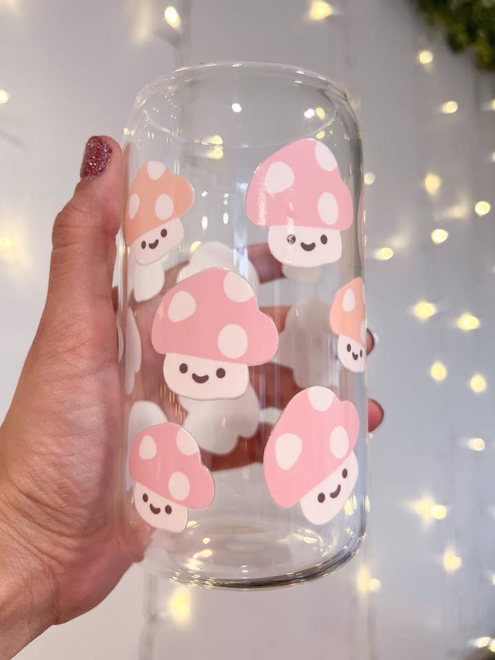 Cutie mushroom cup for wholesale by Charm and Clay