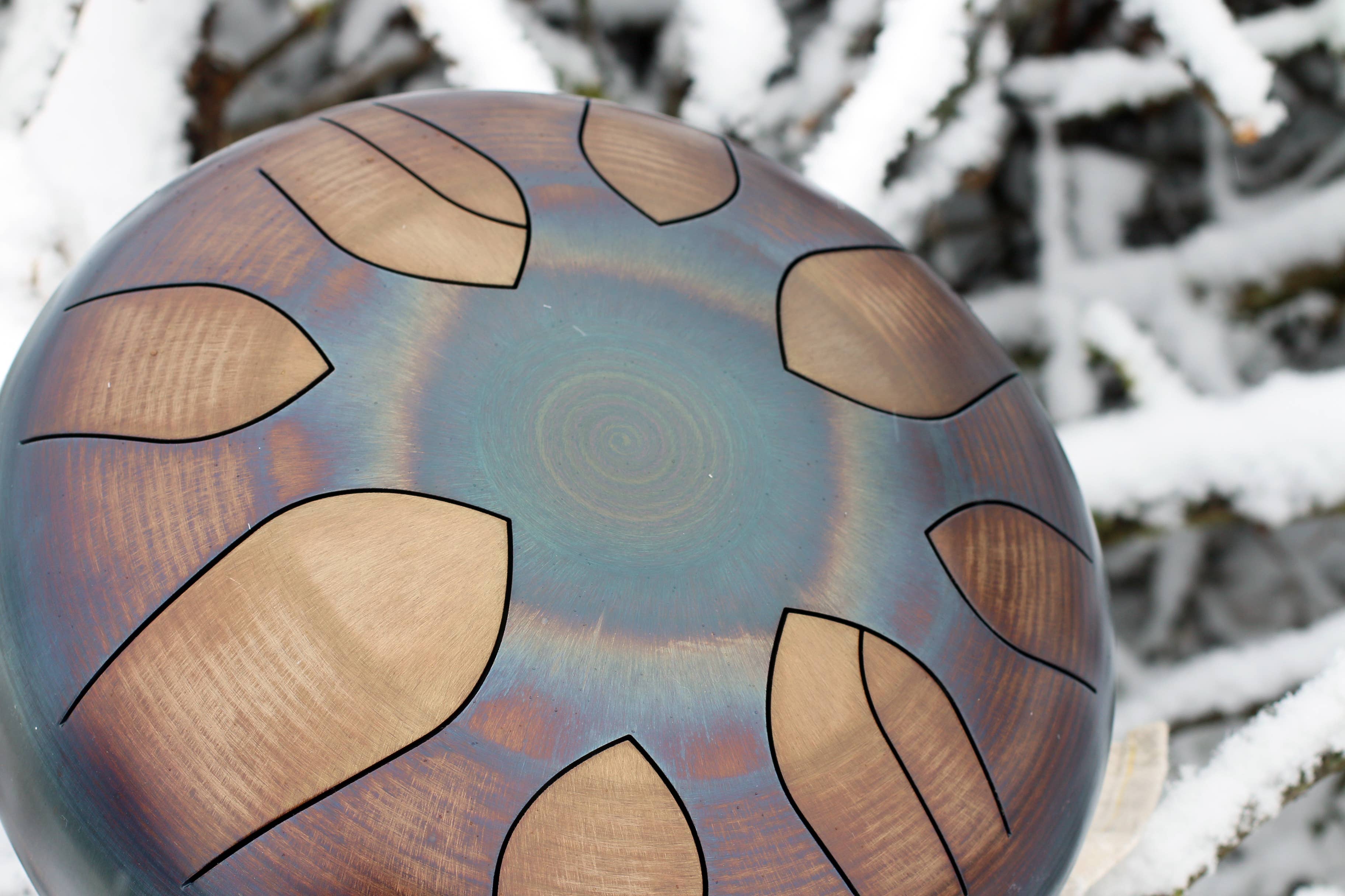 Sound Nest - Wholesale Musical Instrument - Steel Tongue Drum 12"/30cm Pentatonic Deep Bass Sound6