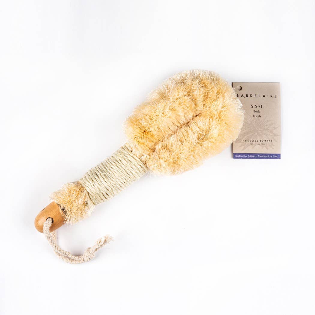 Baudelaire - Wholesale Body Brush - Sisal 9" Body Brush