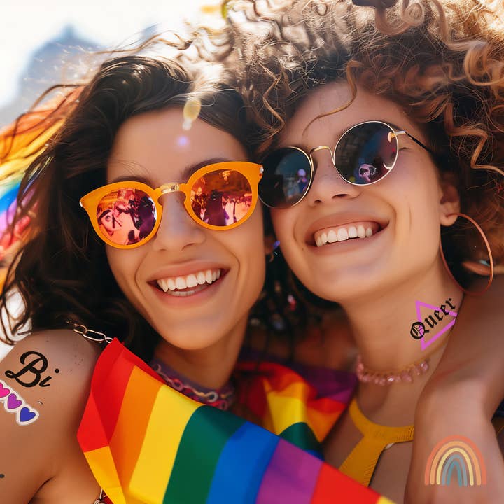 Shecanter - Wholesale Temporary tattoo - Pride Tattoos - Girls, Gays and Theys Pack2