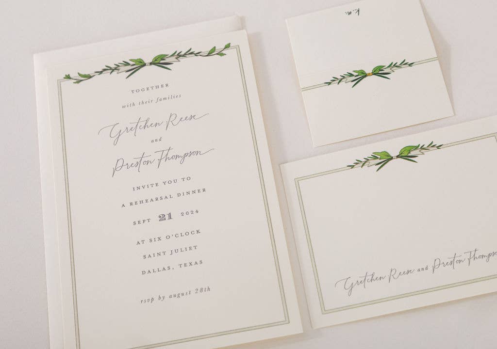 Karen Adams Designs - Wholesale Place Card / Place Holder - Morgan Place Cards2