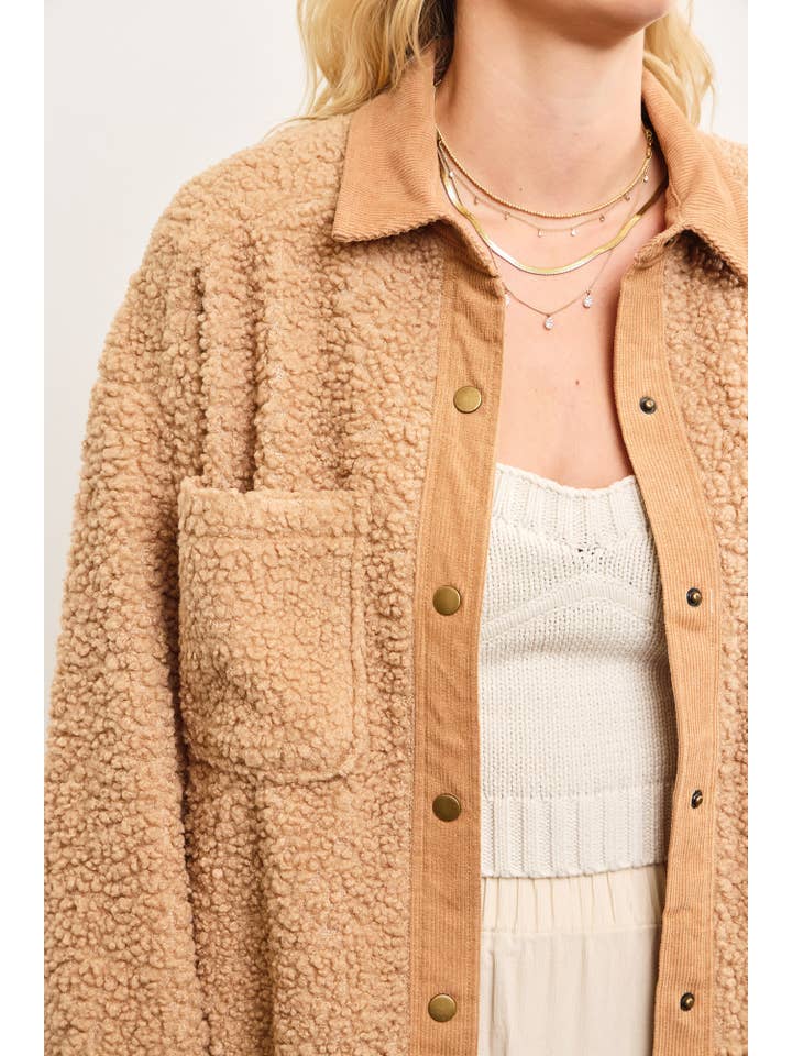 Mustard Seed - Wholesale Jacket - Women's - BOUCLE TEXTURED JACKET