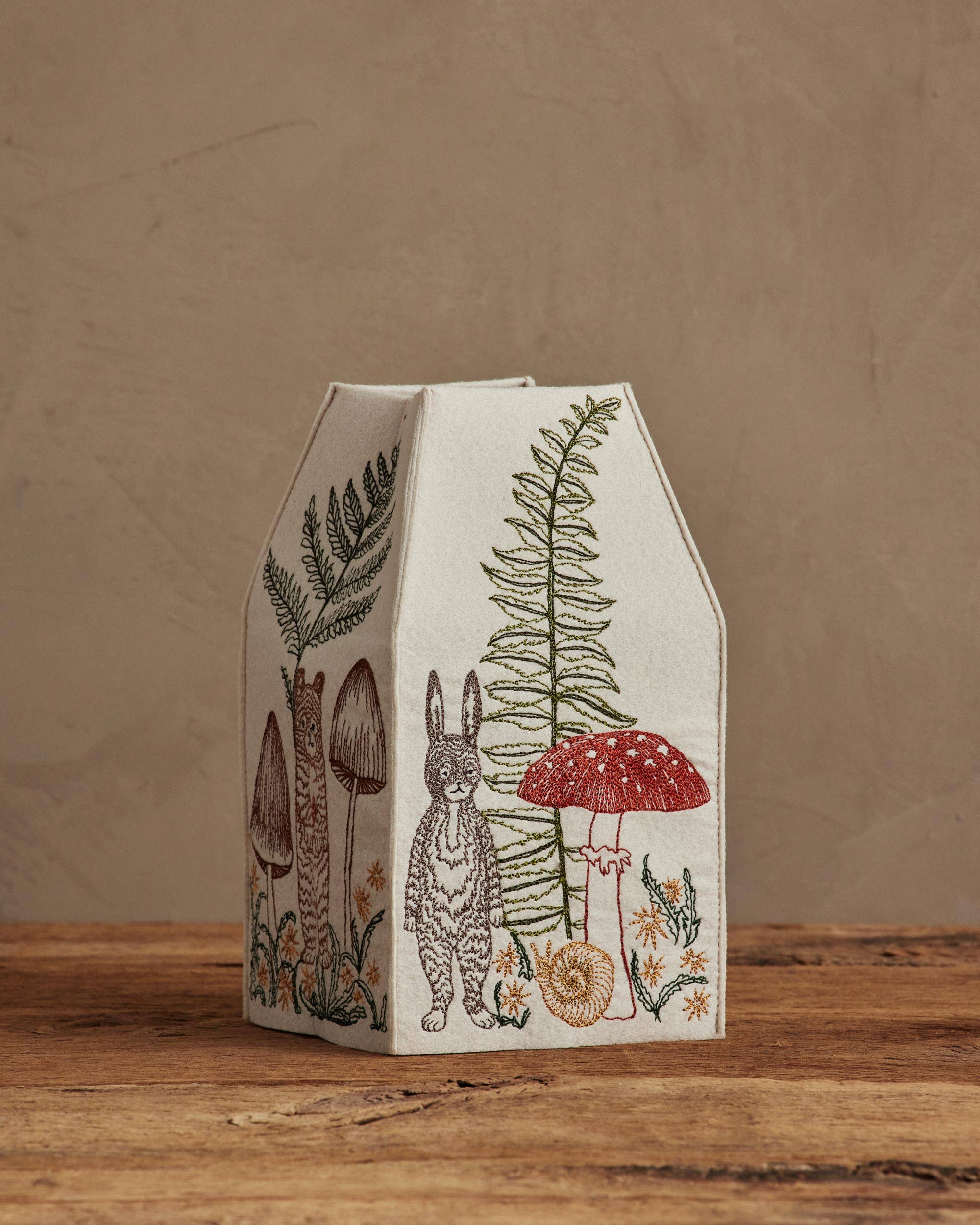 Coral & Tusk - Wholesale Tissue Box - Mushrooms and Ferns Tissue Box Cover4
