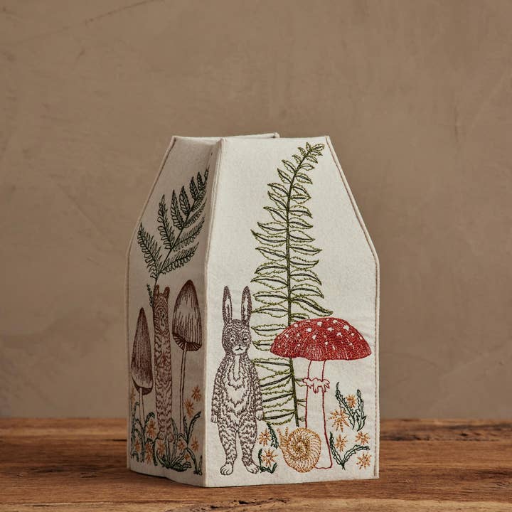 Coral & Tusk - Wholesale Tissue Box - Mushrooms and Ferns Tissue Box Cover4