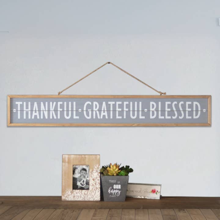 Paris Loft Inc - Wholesale Sign - 2 Sides Wood Wall Sign with String and Inspirational Sayings