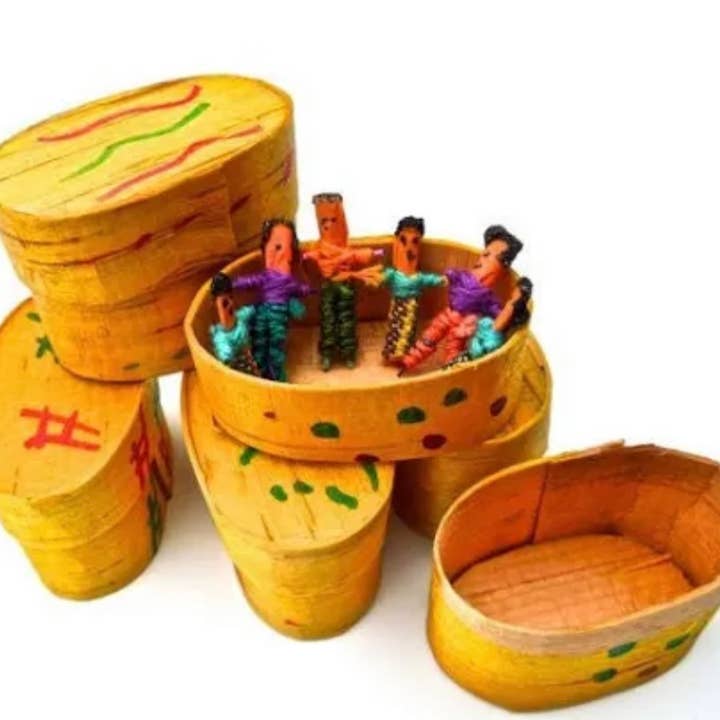 Mini Worry Dolls in a Box for wholesale by Wanderlust Global