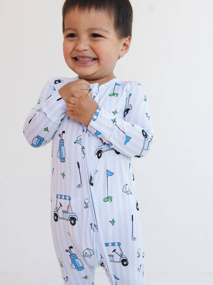 Jensens Jammies - Wholesale Sleepsuit - Baby - Back Nine: Zippy1