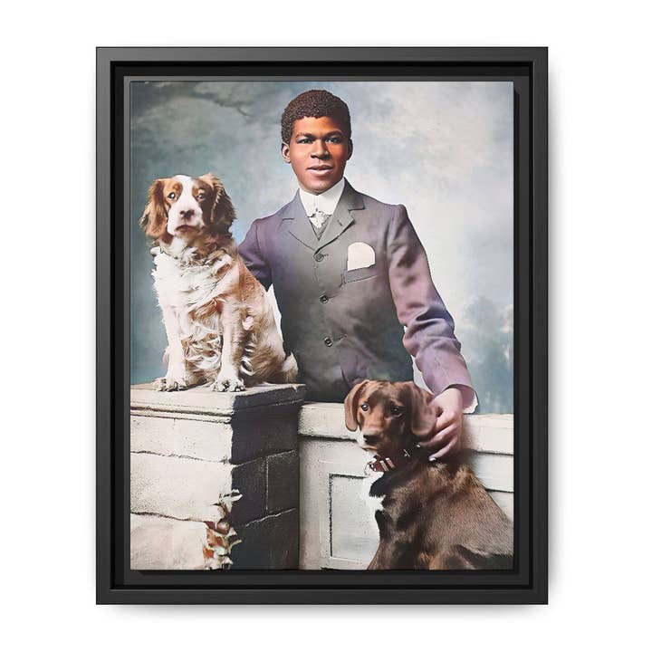 celibataire 009 | Ingelijste Vintage Foto - Matte Canvas voor wholesale door Walt & Pete