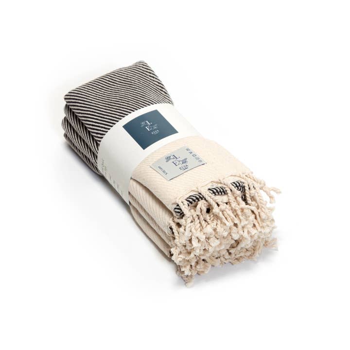 Elya London - Wholesale Tea towel - Waterway 100% Turkish Cotton Decorative Kitchen Towels2