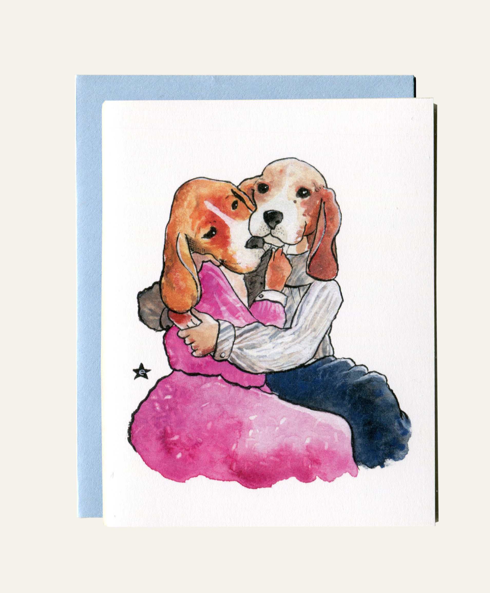 Darling Illustrations - Wholesale Love Card - Puppy Love - Dog Notecard5