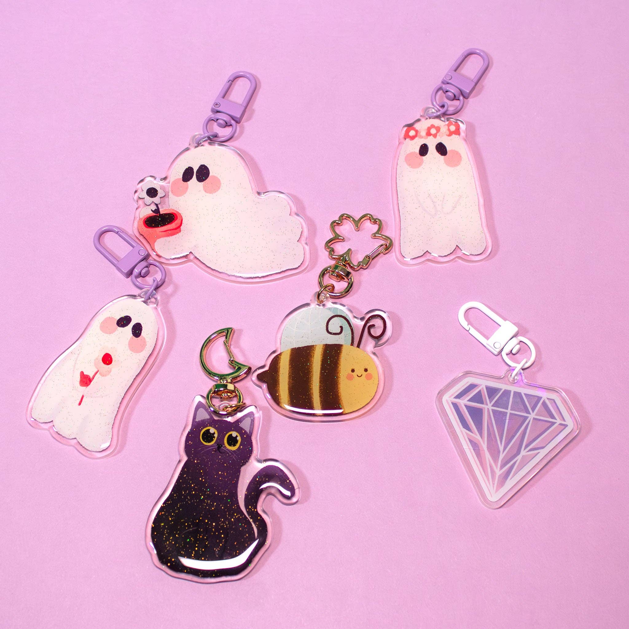 Whimsydew Art - Wholesale Keychain - Women's - Diamond Keychain3