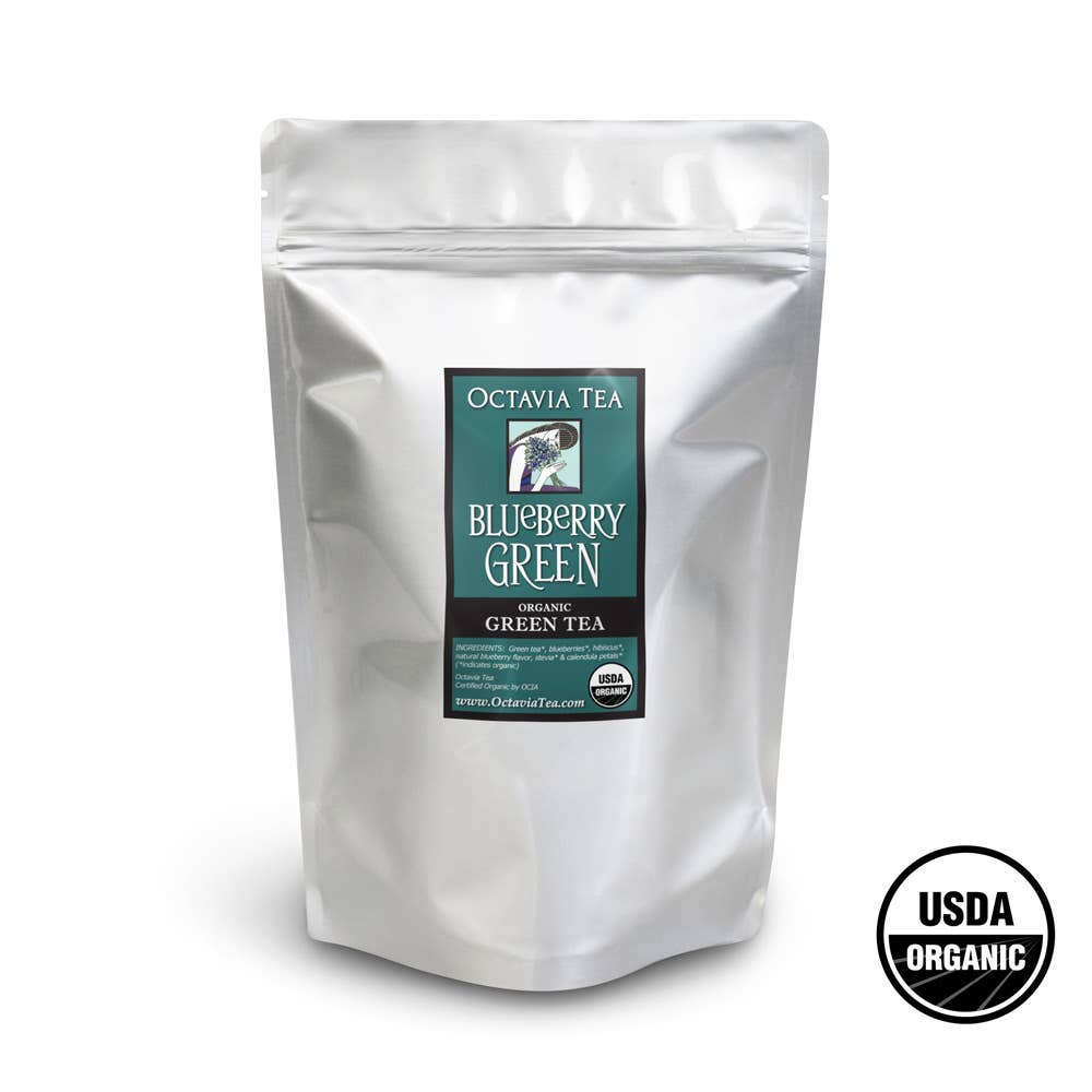Octavia Tea - Wholesale Losse thee - Blueberry Green - Bio3