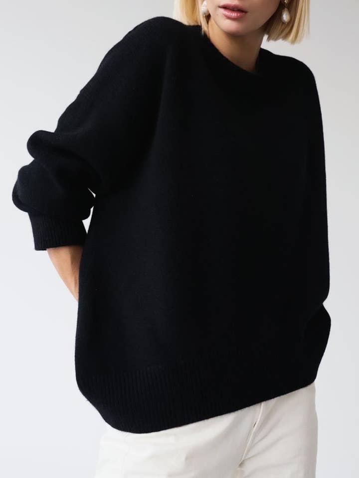 Masyal - Wholesale Knit Sweater - Women's - Classic Crewneck Knit Sweater7