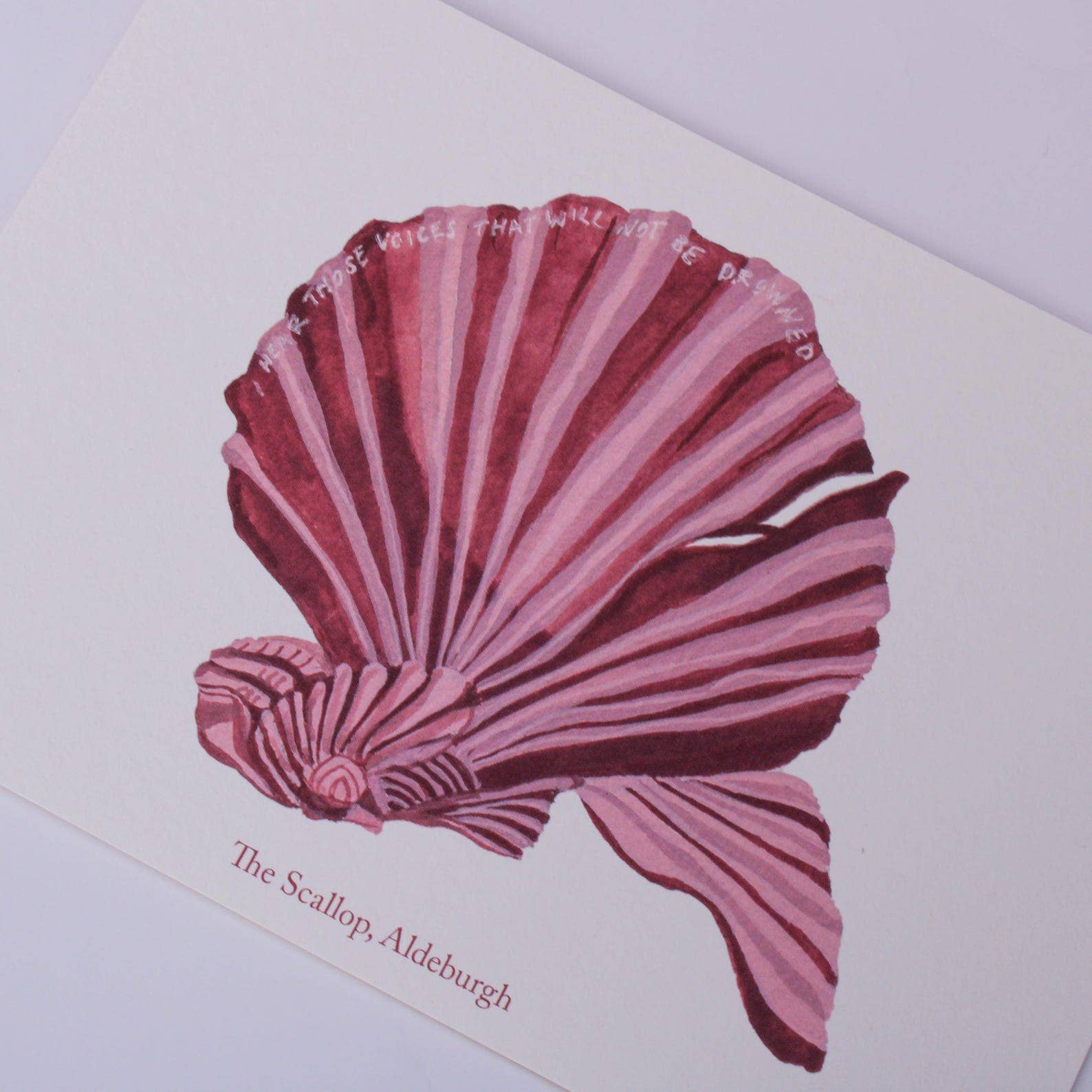Emma Holmes Art - Wholesale Art Print - The Scallop, Aldeburgh – A5 Art Print5