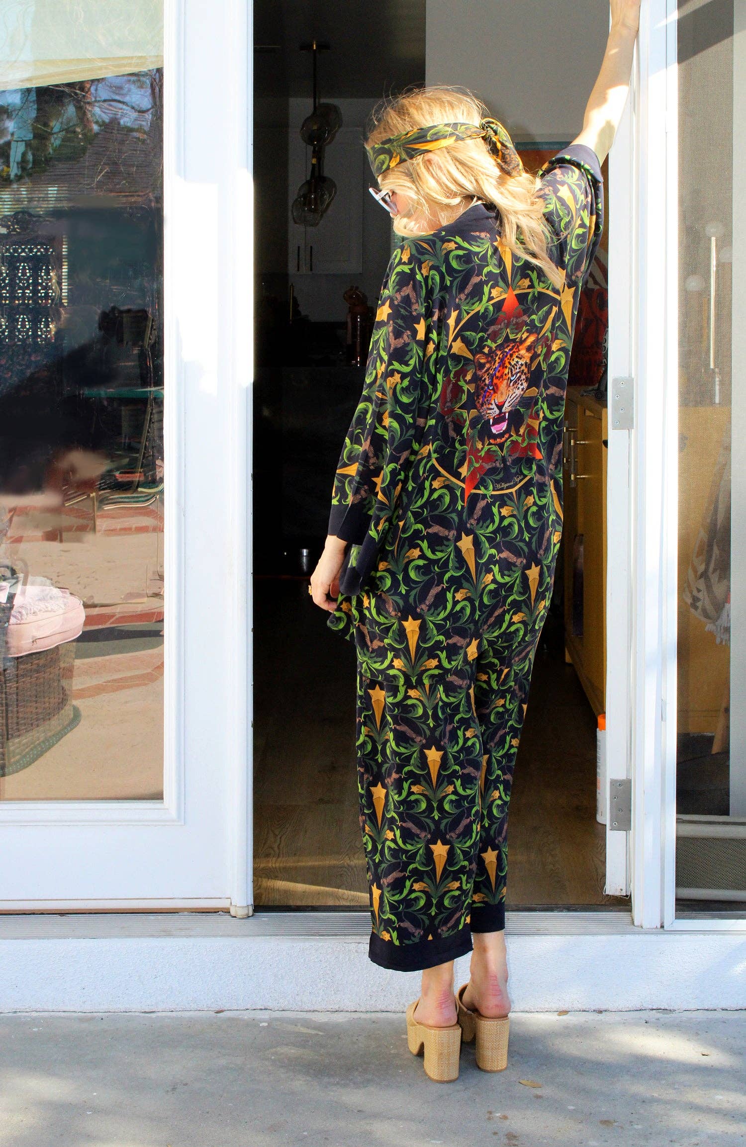 Henelle - Vente Kimono – femme - Robe de chambre Hollywood Nights Duster3