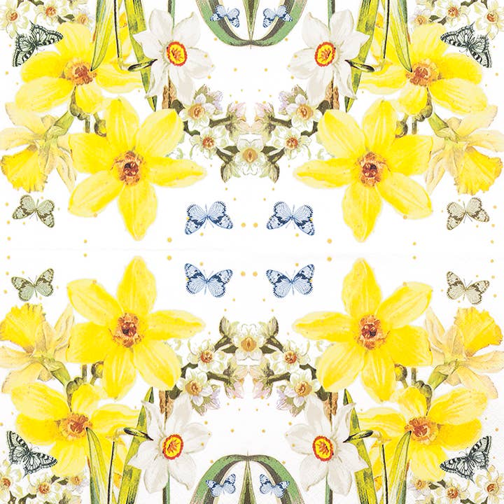 Home Fashion - Carl Dietrich GmbH – Großhandel Einweg-Serviette – Lunchservietten Watercolor Narcissus