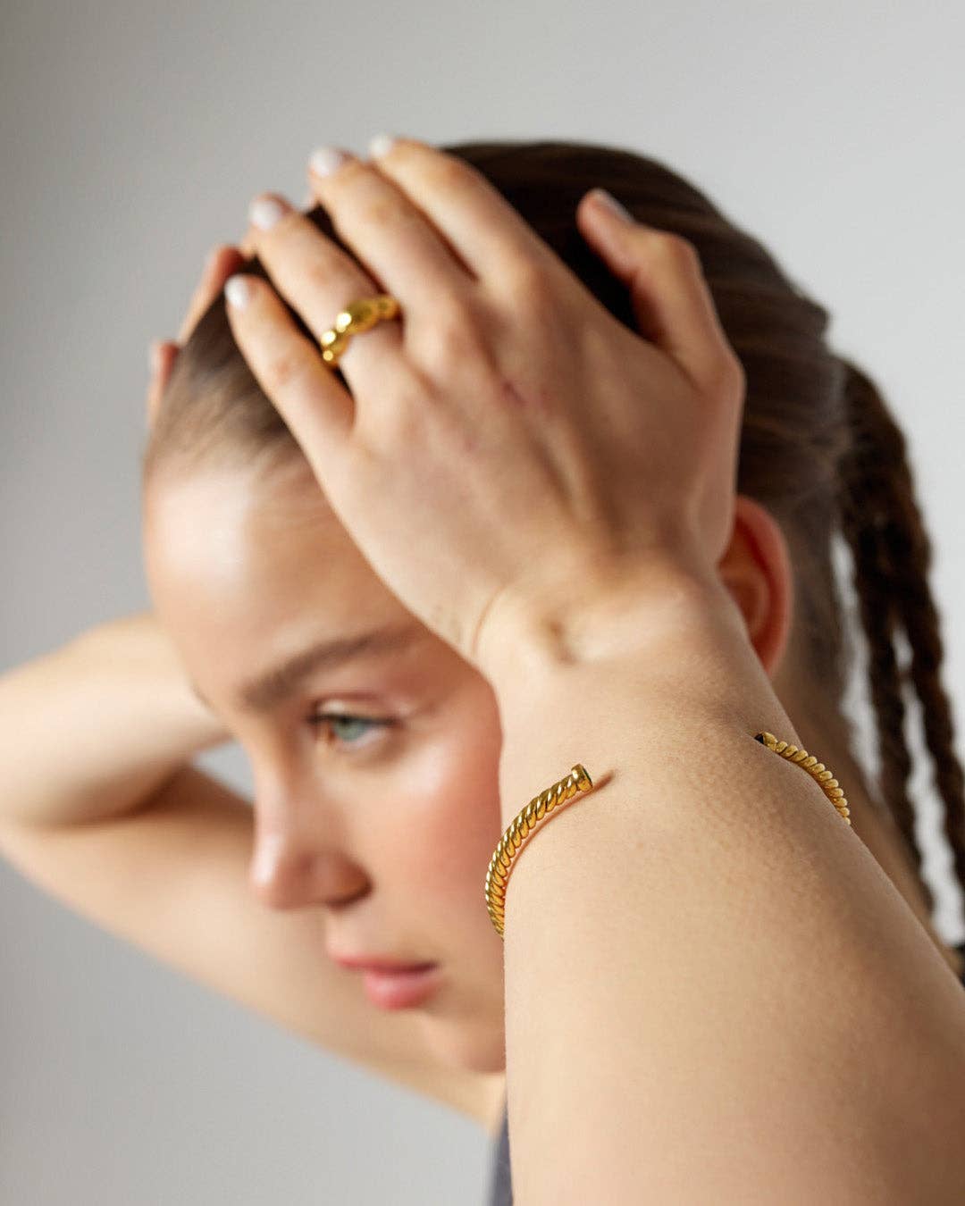 MESH – wholesale Manschettarmband – Arni Armring i pläterat 925 silver5