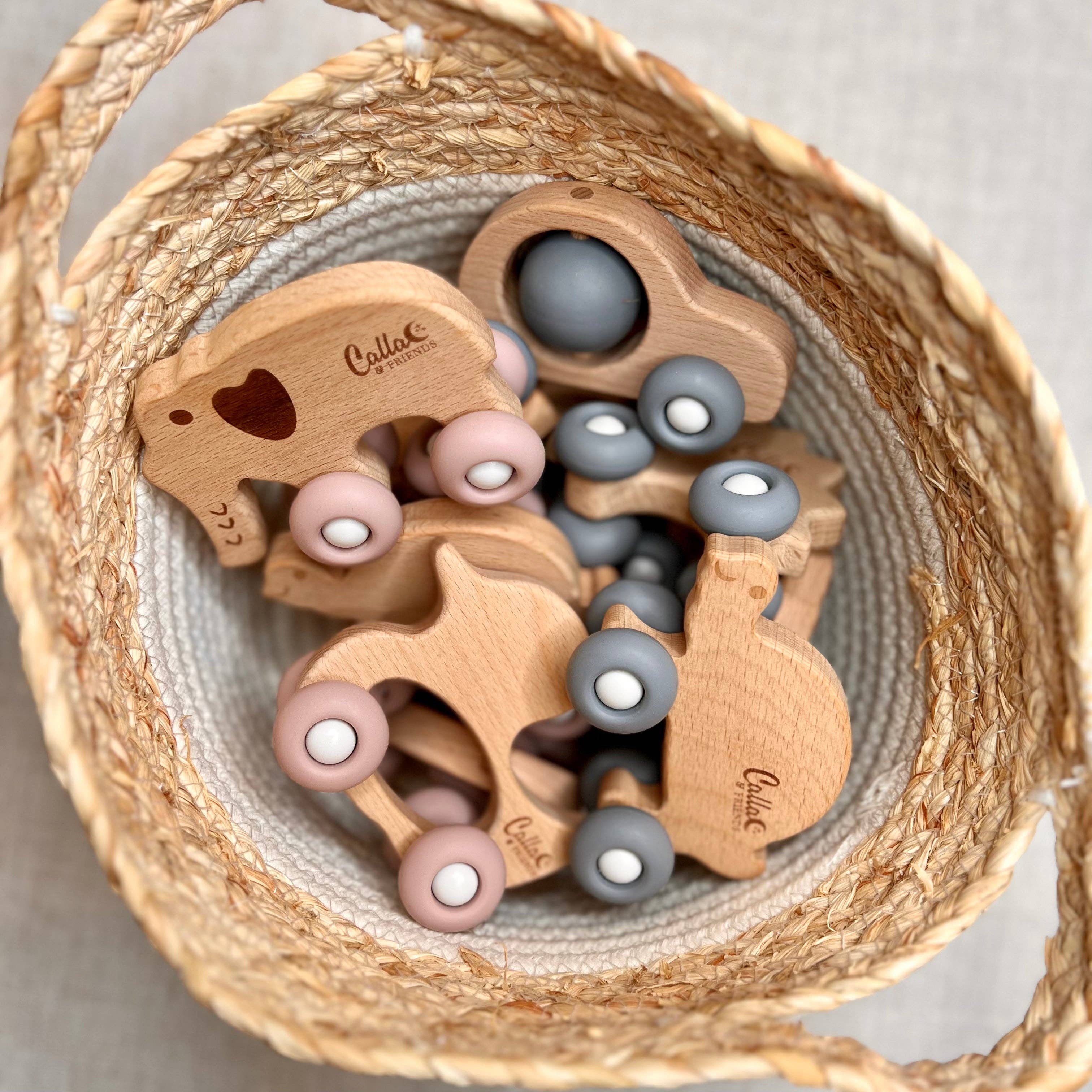 Calla & Friends - Vendita all'ingrosso Massaggiagengive (senza clip) - Neonati - Amici in Movimento - Auto2