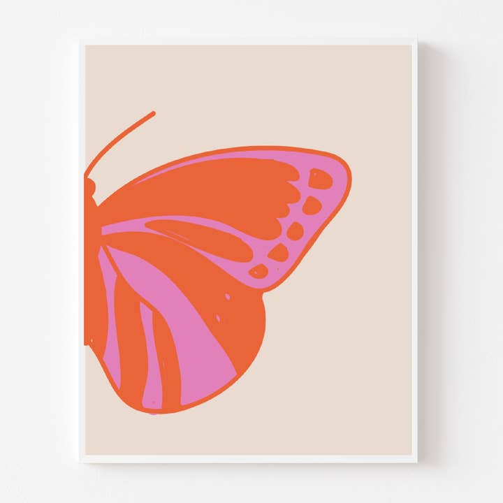 Borboleta, presppy, rosa & laranja por atacado de Totally Posie