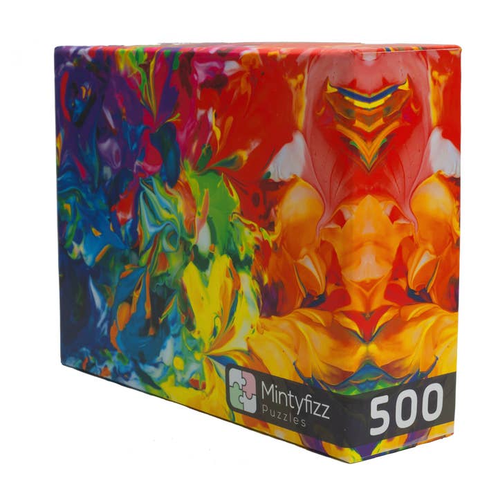 Mintyfizz Puzzles - Wholesale Puzzle - Adult - 500 Piece Puzzle - Melded Blooms