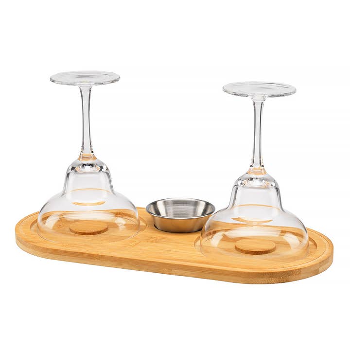 The Source Wholesale LTD – wholesale Bar tool – Novelty Drinkware - Margarita Cocktail Glass & Board Set