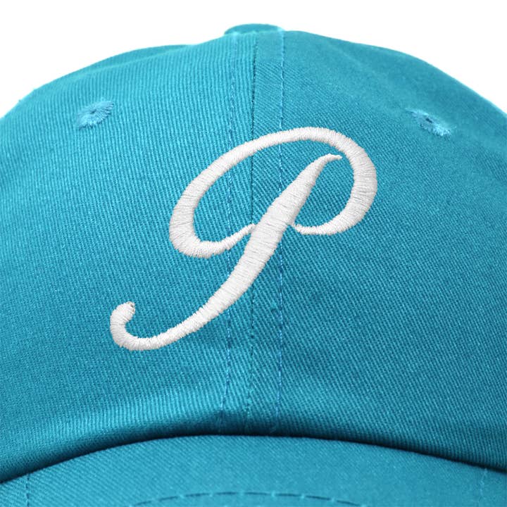 Dalix – Boné de beisebol - Mulher por atacado – Boné de beisebol feminino com letra P inicial da DALIX81