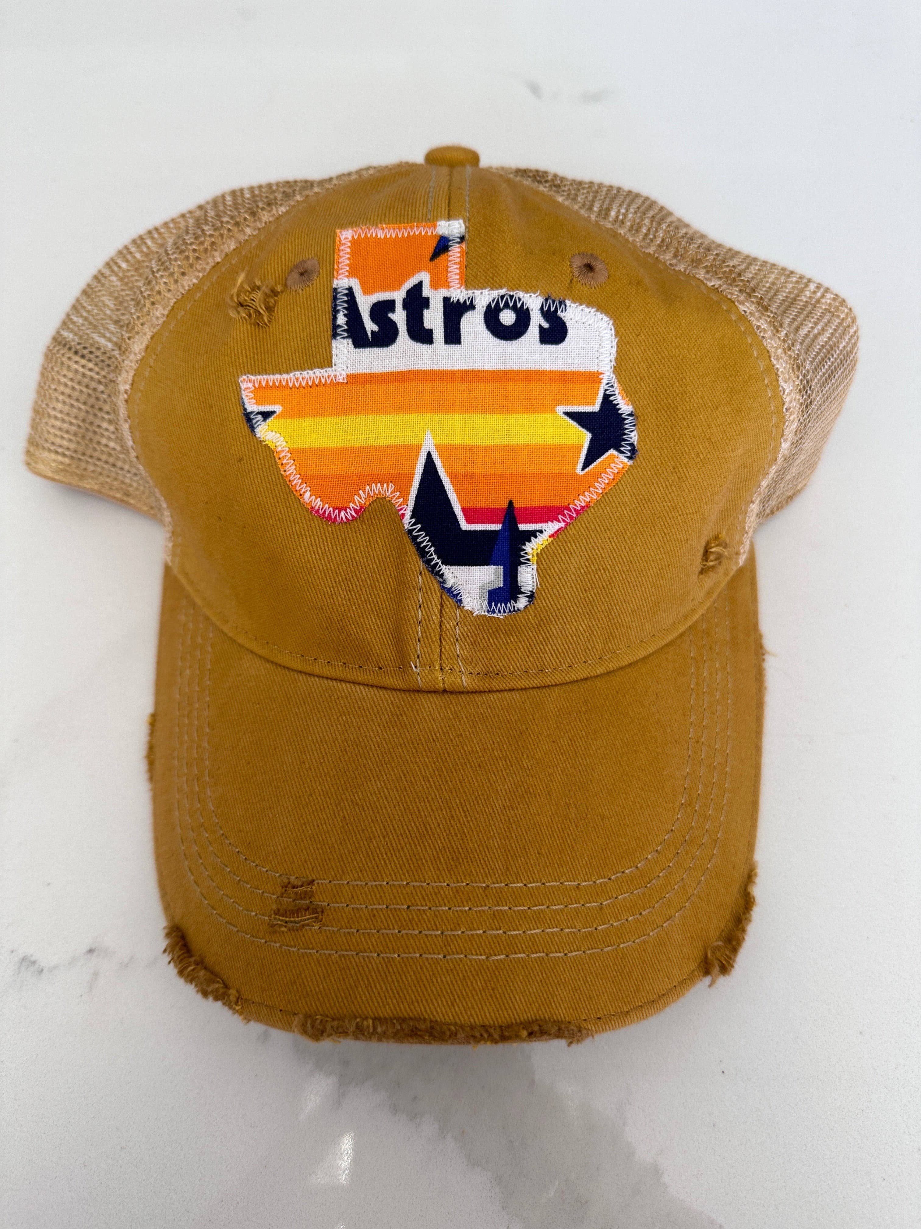 Sweet Texas Treasures - Wholesale Trucker Hat - Unisex - Throwback Houston Texas Dirty Trucker Hat 3