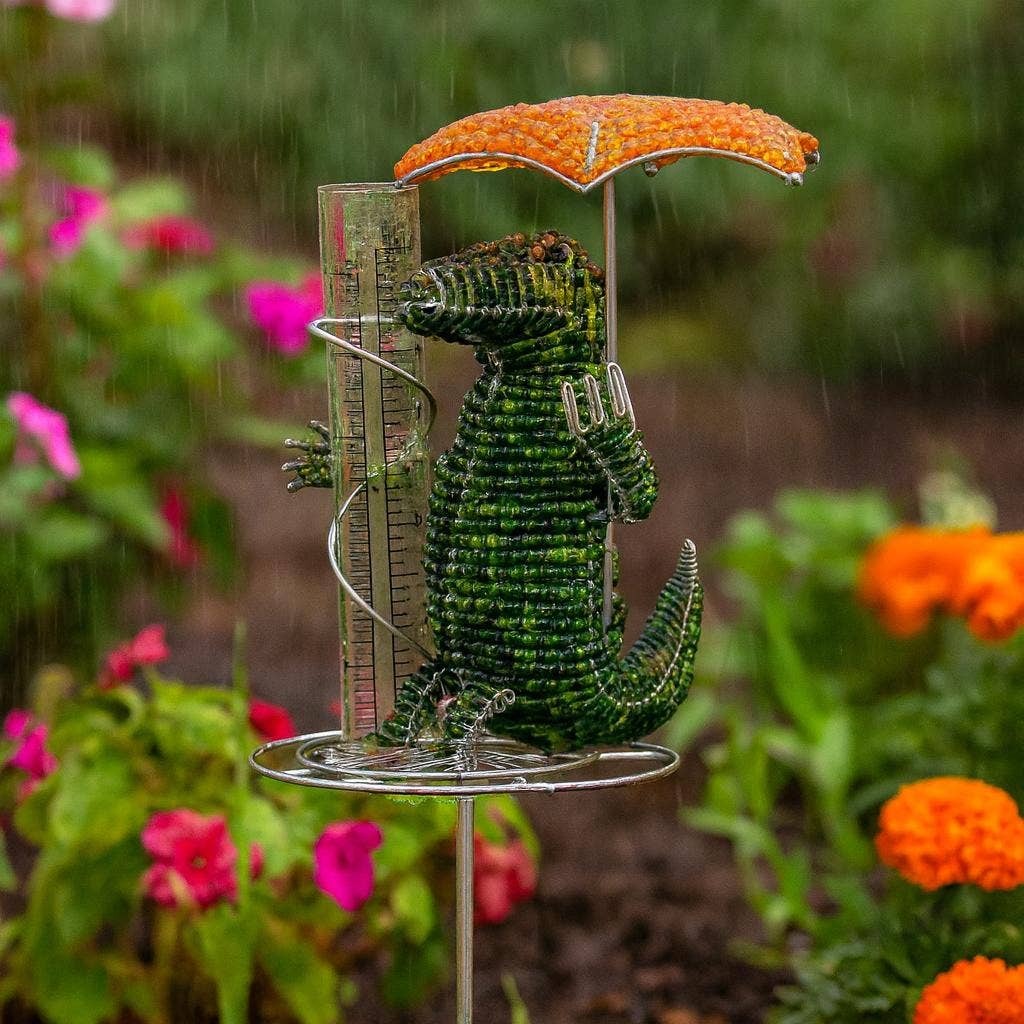 Beadworx By Extol Accessories Ltd. - Wholesale Outdoor Ornament/Decor - Rain Gauge Gator Set of 24