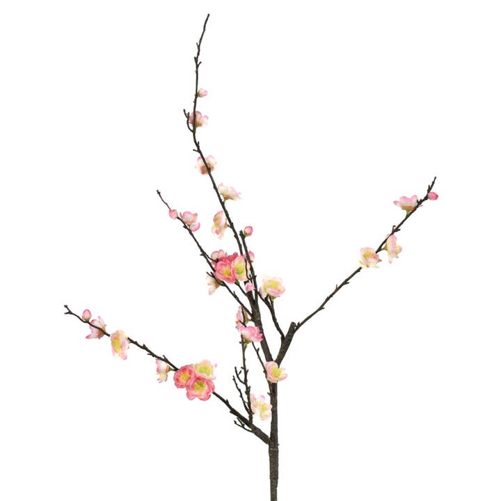 46” Japanese Peach Blossom Branch - Pink/Cream for wholesale by David Christopher's Collection