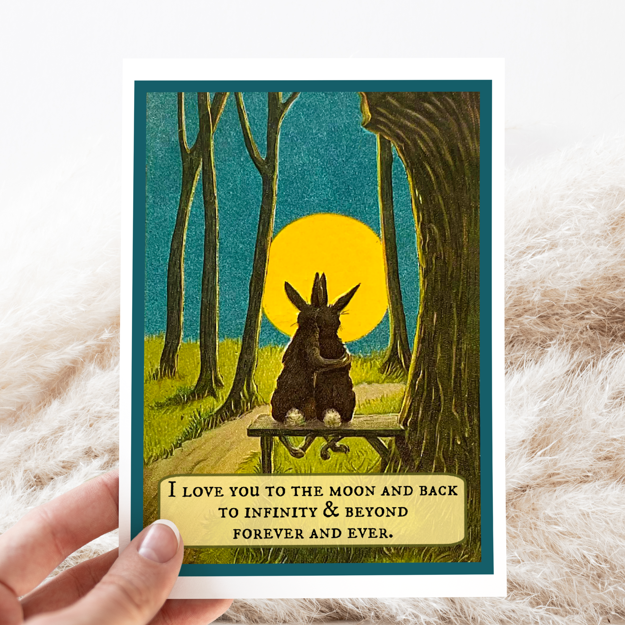 Cheerful Whimsies – wholesale Love card – Greeting Card. I Love You To The Moon And Back To Infinity..5