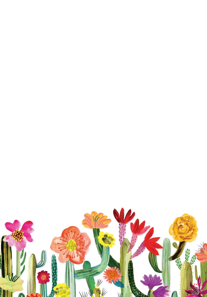 Roger La Borde - Wholesale Stationery/Notecard Set - Cactusland Letter Writing Set  - WS 0532