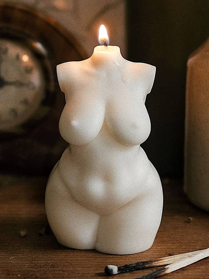 Curvy Body Candle for wholesale by Interlude Candles