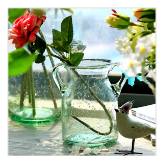 Noah Decoration - Wholesale Vase - Farmhouse Double Ear Blue Tint Glass Vase Large medium small17