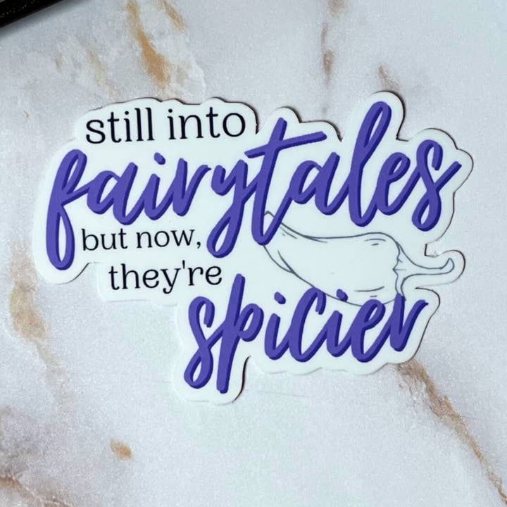 Pegatina de vinilo laminado impermeable Spicy Fairytales para venta al por mayor de Forge de Sol