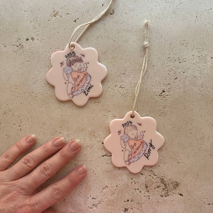 the name nest - Wholesale Ornament - First Christmas ornament 2025