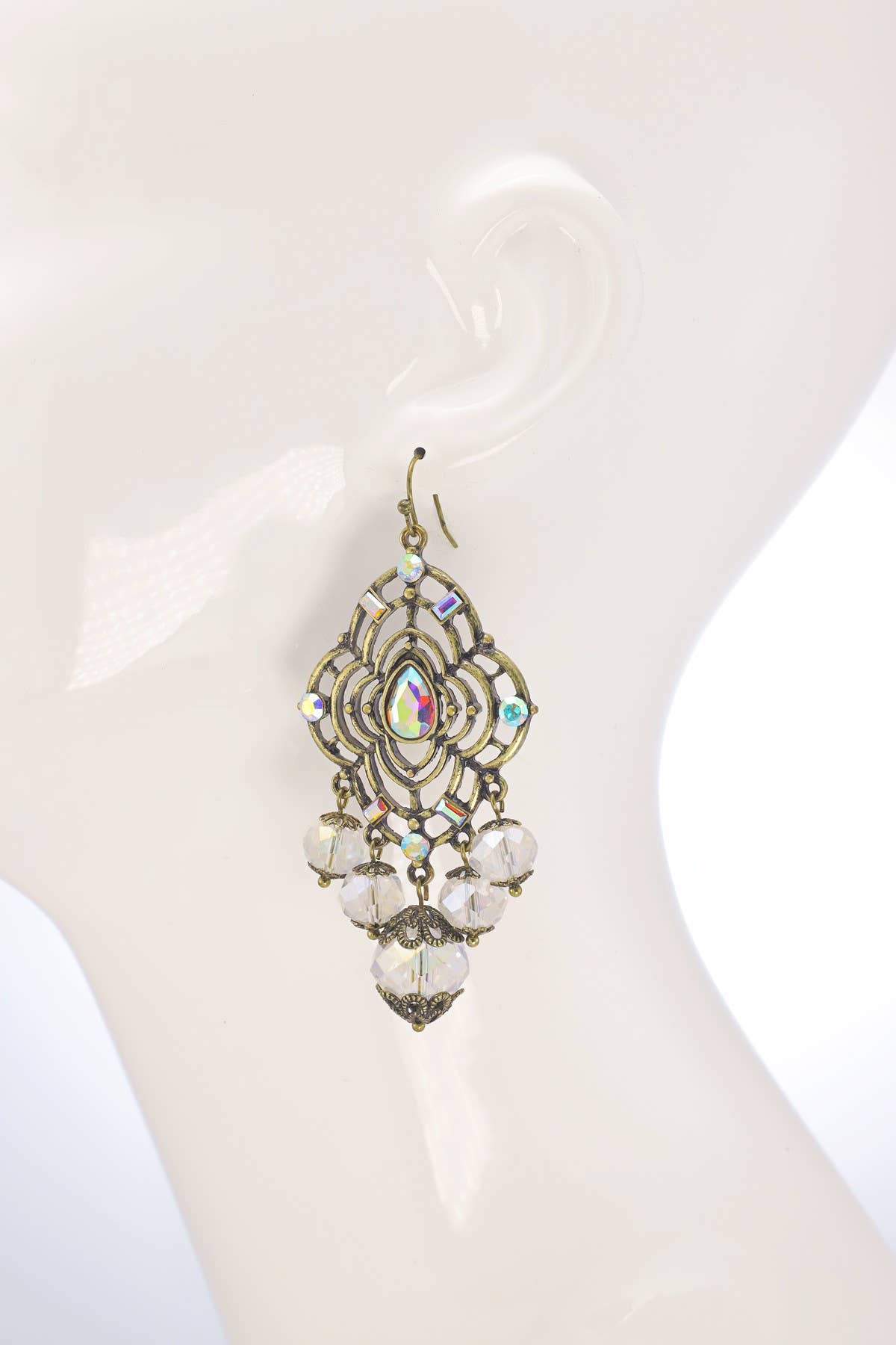 Urbanista - Vente Boucles d'oreilles pendantes - Boucles d'oreilles en filigrane en forme de fleur3