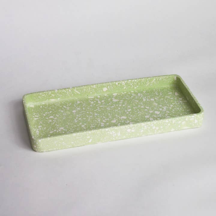Plateau rectangulaire - MINT pour la vente par Terrazzo Parazo